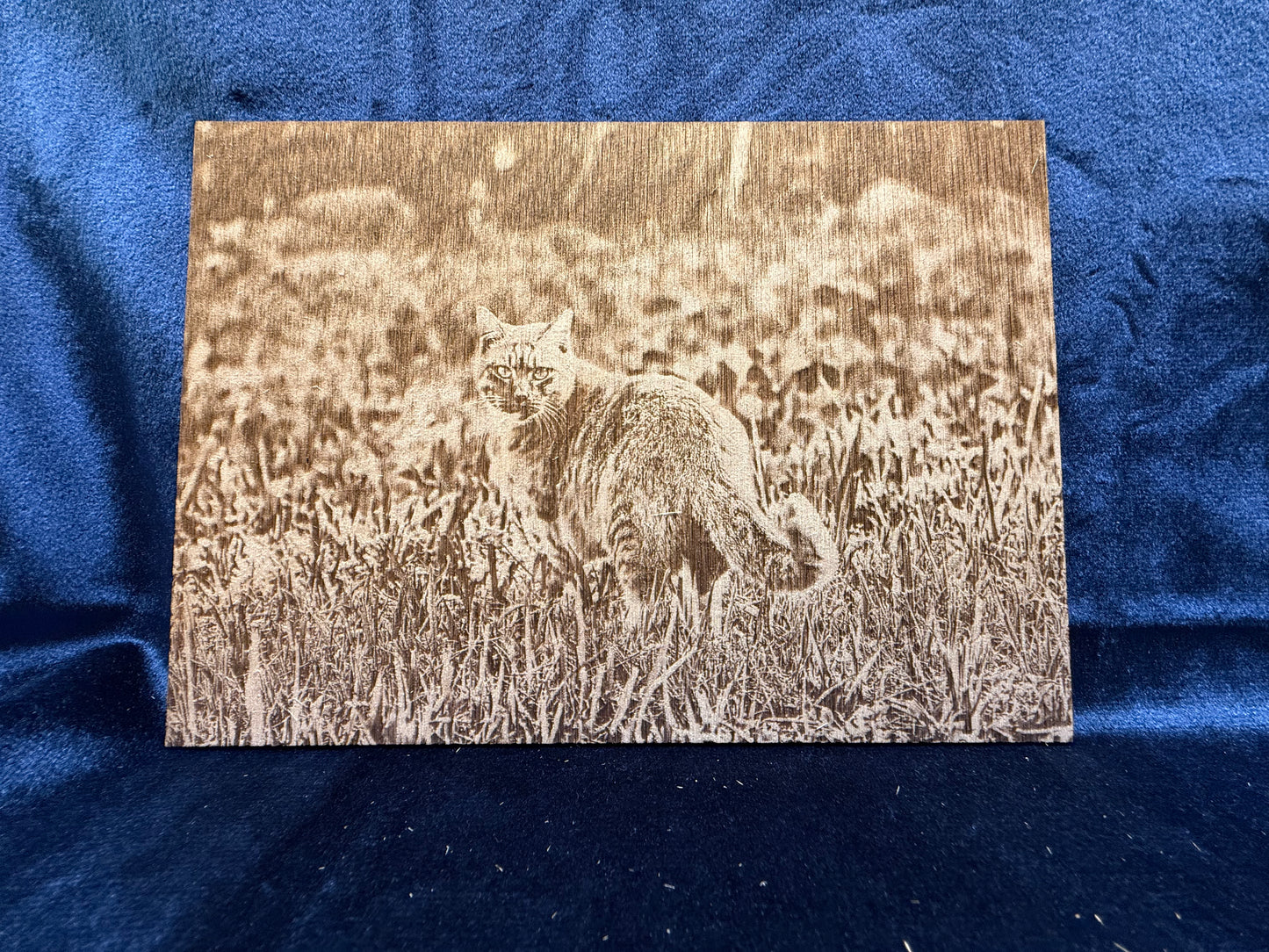 5"x7" Custom Laser-Engraved Portrait on Wood