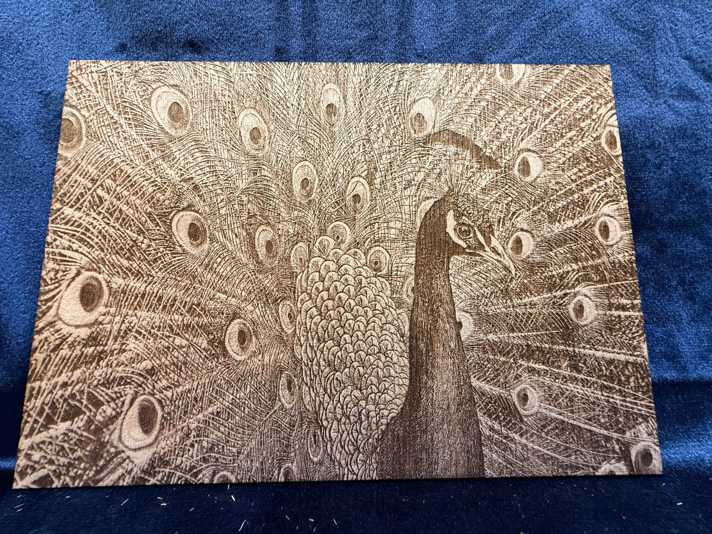 5"x7" Custom Laser-Engraved Portrait on Wood